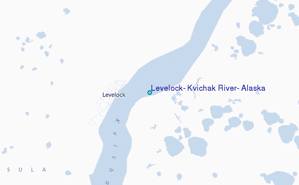 Levelock Kvichak River Alaska Tide Station Location Guide
