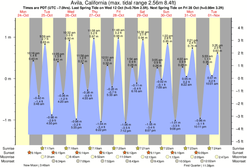 Tide Times and Tide Chart for Avila