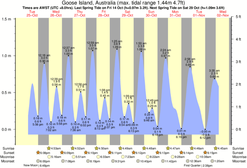 Tide Times and Tide Chart for Goose Island