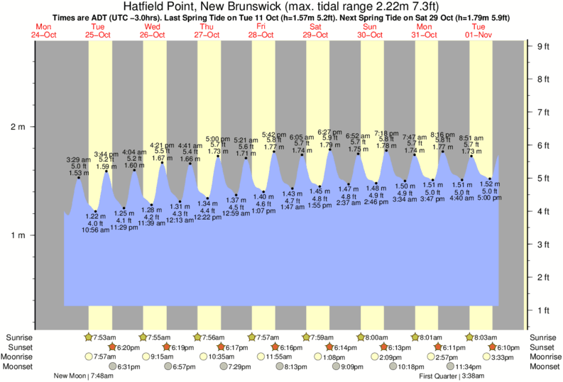 Tide Times and Tide Chart for Hatfield Point