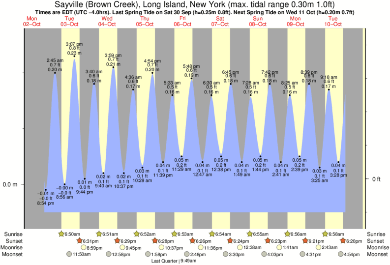 Tide Times and Tide Chart for Sayville