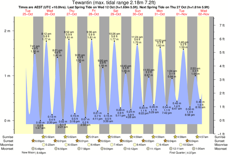Tide Times and Tide Chart for Tewantin