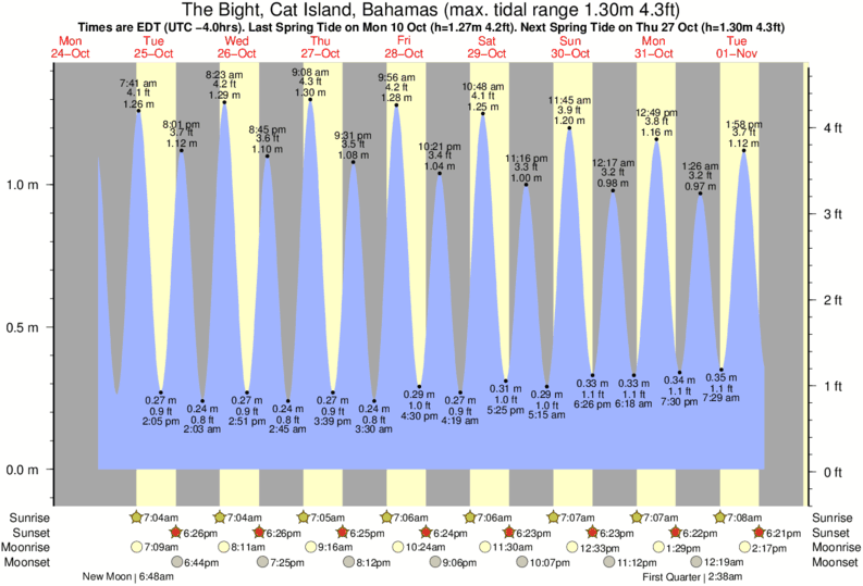 Tide Times and Tide Chart for The Bight, Cat Island