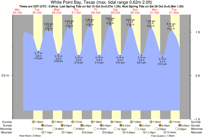 Tide Times and Tide Chart for White Point Bay