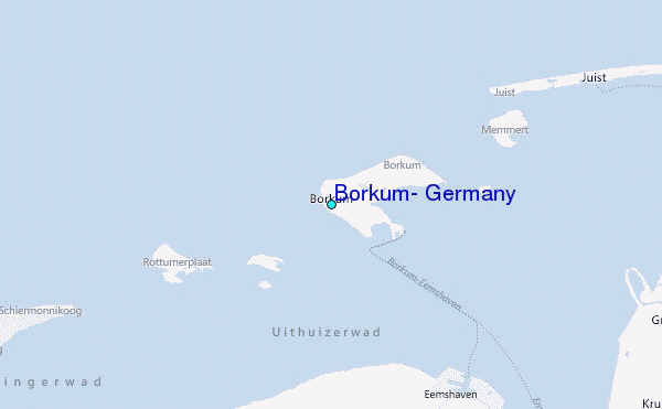 Borkum, Germany Tide Station Location Guide