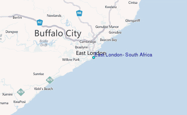 City Of East London Surroundings In The Eastern Cape Province 