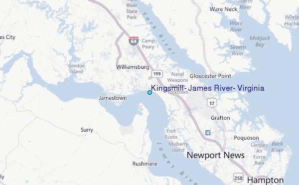 james river map
