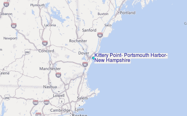 Kittery Point, Portsmouth Harbor, New Hampshire Tide Station Location Guide