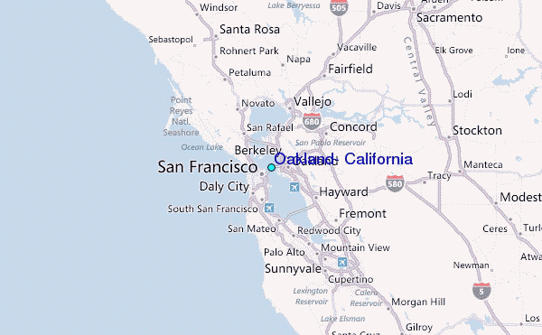 Oakland, California Tide Station Location Guide