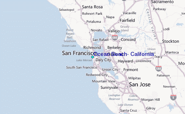 Ocean Beach, California Tide Station Location Guide