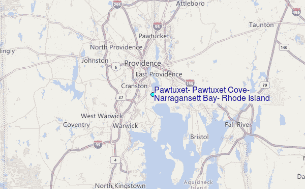 Pawtuxet, Pawtuxet Cove, Narragansett Bay, Rhode Island Tide Station ...