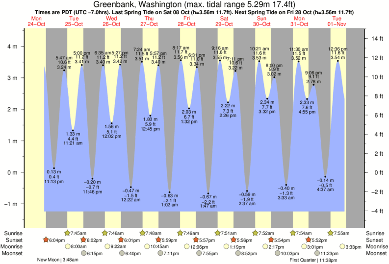 Tide Times and Tide Chart for Greenbank